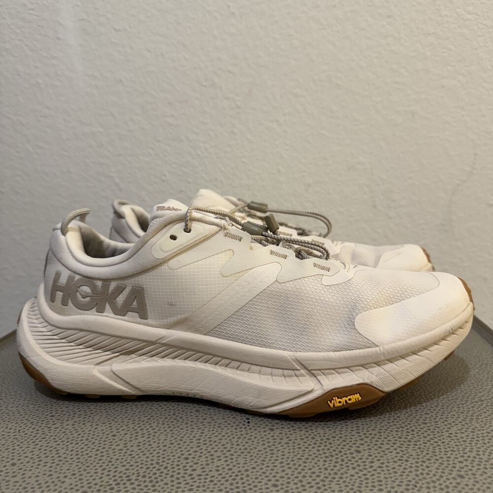 Hoka Transport Women's Size 10B Eggnog Mesh Low Top Running Sneakers